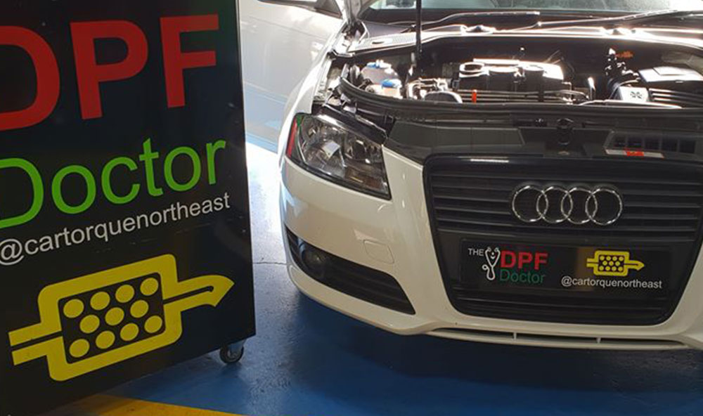 Audi A3 with Fault Code P242F repaired and DPF cleaned in Newcastle