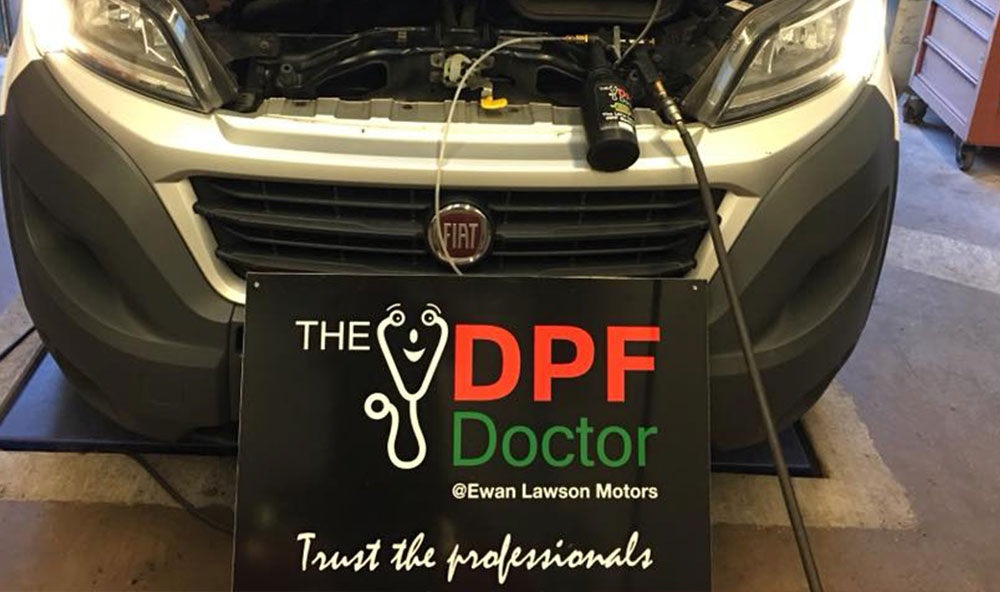 Blocked DPF on Fiat Ducato Fixed the same day in Falkirk