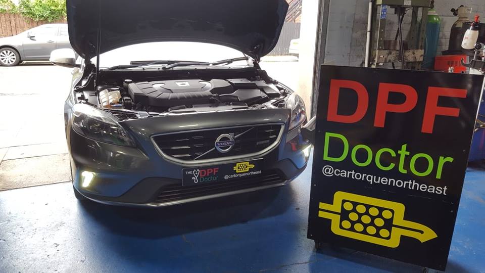 Volvo V40 DPF Cleaned in Newcastle